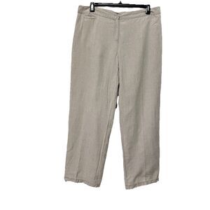 Eileen Fisher 100% Linen Pants XL